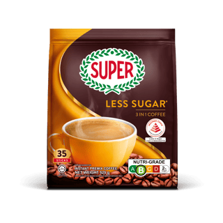 super coffee signature less sugar front