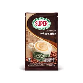 super coffee white classic sachet