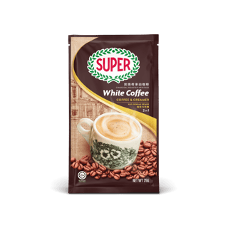 super coffee white coffee and creamer sachet