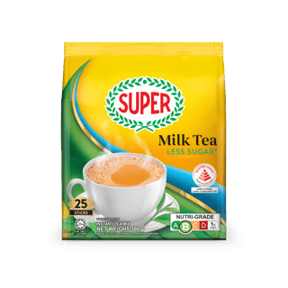 SUPER MILK TEA LES SUG 15G x 25s SG  Front